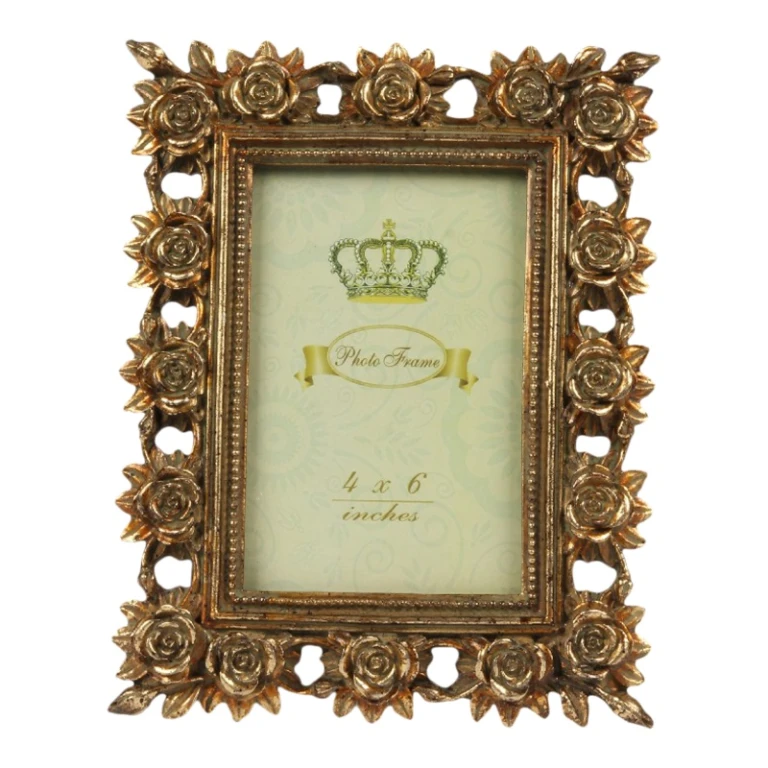 Fotolijst 10x15 cm - goud - kunsthars - rechthoekig