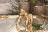 Gorilla-beeld - messing - 11,5 cm