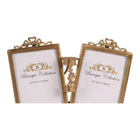 Fotolijst collage - 21 cm - goud - messing - staand
