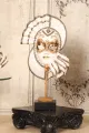 Decoratiesokkel 27 cm - zwart - kunsthars
