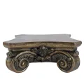 Decoratiesokkel 27 cm - goud - kunsthars
