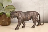 Tijgerbeeld - goud - 53 cm