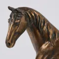 Paardenbeeld - goud - 28 cm
