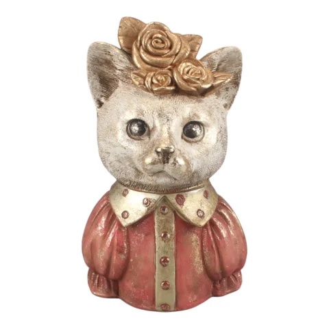 Kattenbuste - mixed - 17 cm