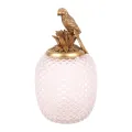 Decoratiepot Papegaai - goud - 28,5 cm - 1 stuk