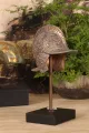 Helm op standaard - goud - 29,5 cm - kunsthars