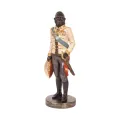 Orang-oetanbeeld op voet - ivoor - 40,5 cm