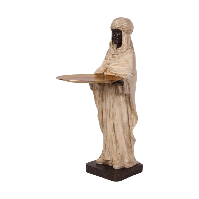 Moorse figuur - ivoor - 51 cm - kunsthars