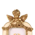 Fotolijst 6 x 9 cm - crème/goud - kunsthars - staand