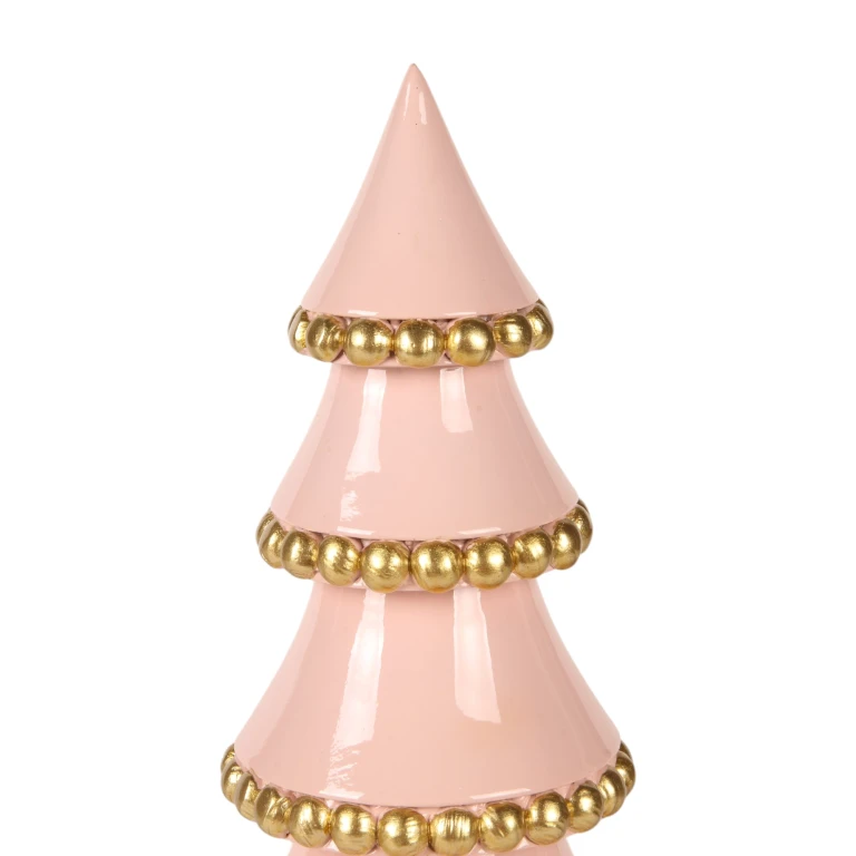 Miniatuurkerstboom - roze - 32 cm - kunsthars