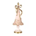 Miniatuurkerstboom - roze - 35,5 cm - kunsthars