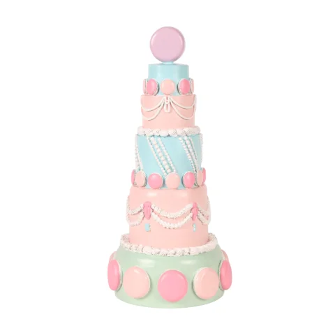 Decoratietaart - roze - 33,5 cm - kunsthars
