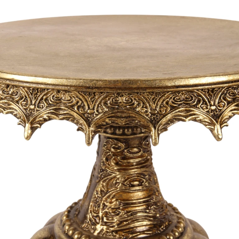 Taartplateau 30 cm goud kunsthars