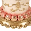 Decoratietaart - roze - 18,5 cm - kunsthars