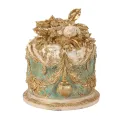 Decoratietaart - blauw - 24 cm - kunsthars