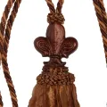 Embrasse Fleur de Lis 70 cm - Bruin - Stof