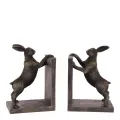 Boekensteun Konijn - goud - kunsthars - 1 stuk