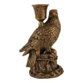 Kandelaar Vogel 16 cm - Goud - Resin