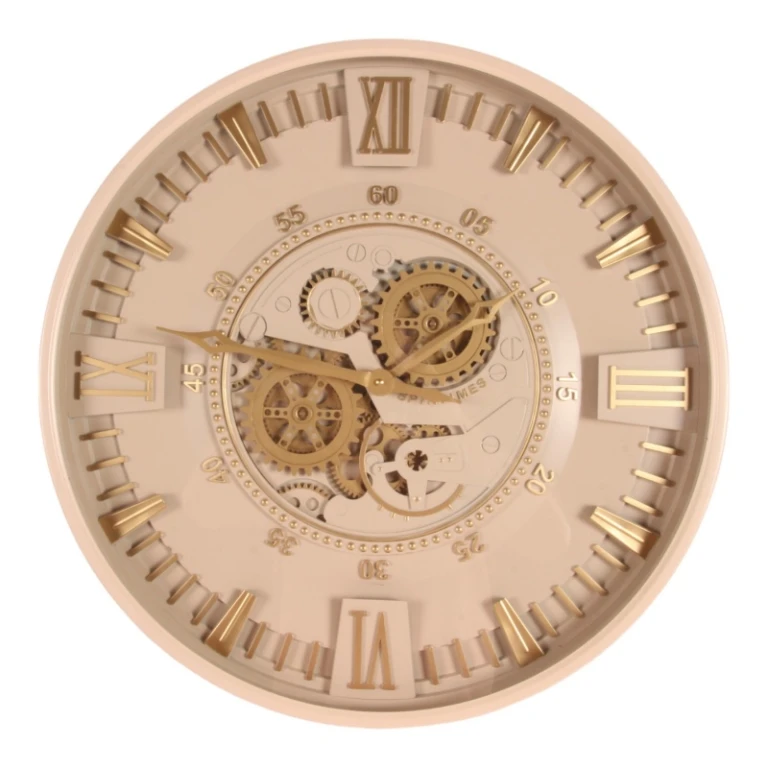 Wandklok Westbury - beige - 59 cm