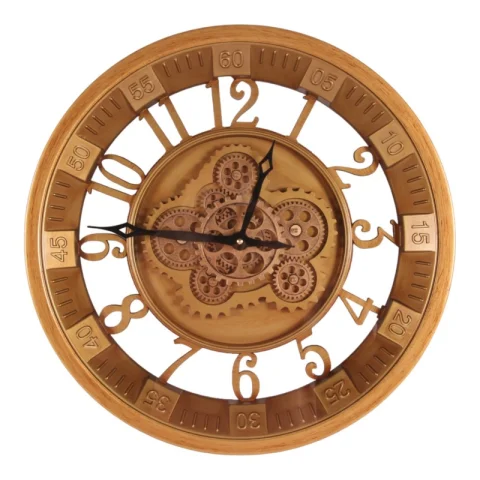 Wandklok Marble Hill 46 cm - Goud - Rond - Metaal
