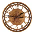 Wandklok Kings County - 53,5 cm - goud - rond - metaal