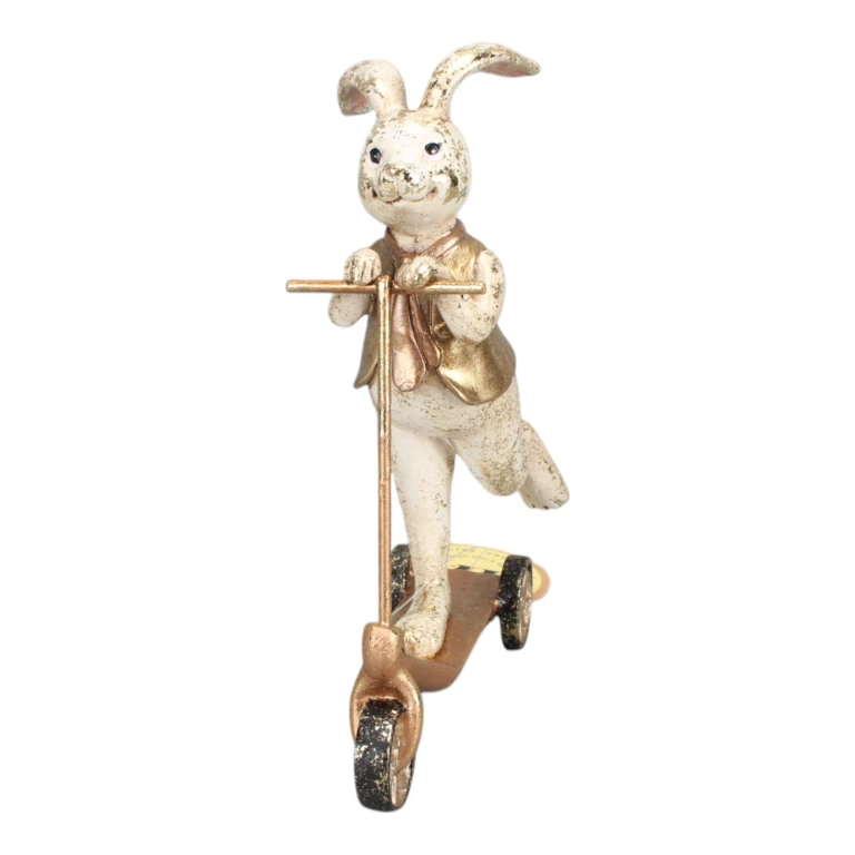Konijnenbeeldje - mixed - 17 cm - 1 stuk