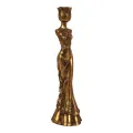Kandelaar Vrouw - 39,5 cm - goud - kunsthars