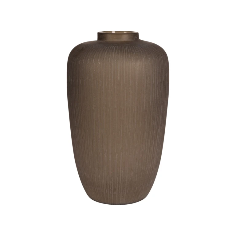 Vaas Savanna - 49 cm - bruin - glas