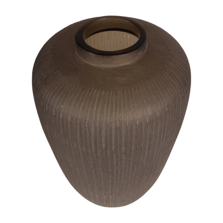 Vaas Savanna - 49 cm - bruin - glas