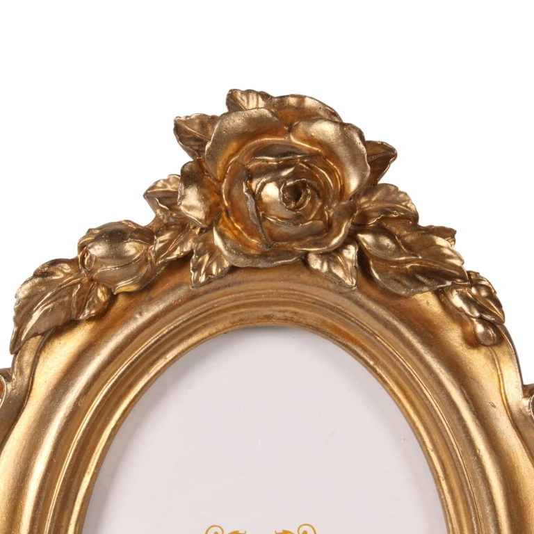 Fotolijst 10 x 15 cm - goud - kunsthars - ovaal