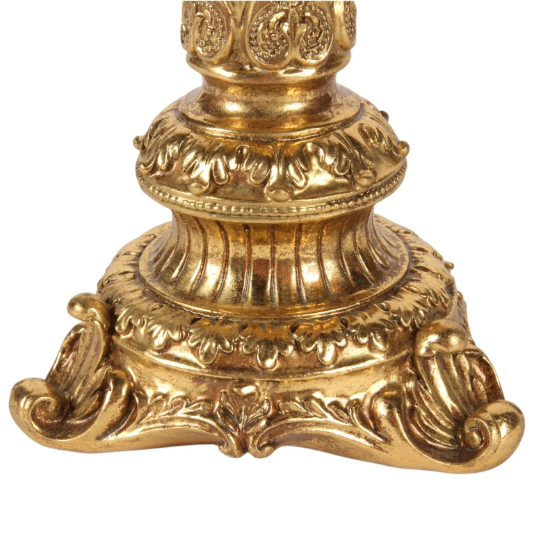 Kandelaar - 23 cm - goud - kunsthars