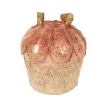 Kandelaar Cake 9 cm - Roze - Resin