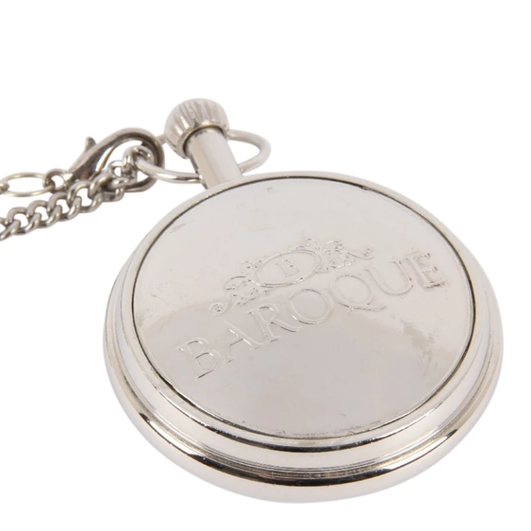 Dutch Style Zakhorloge Ghandi - 5 cm - zilver - messing