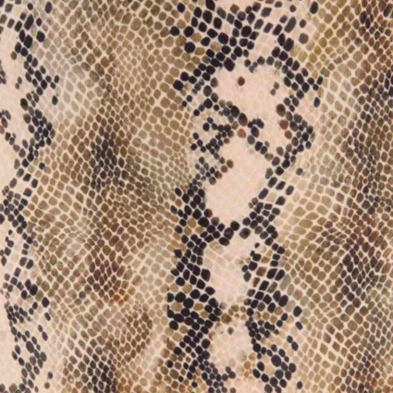 Lampenkap Slangenprint 13 cm - Grijs - Stof - 1 stuk