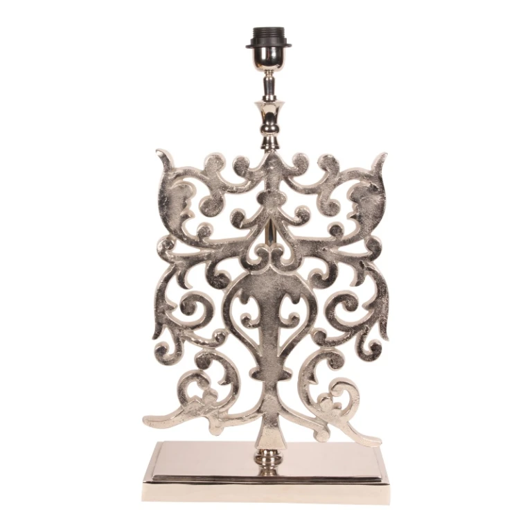 Tafellamp - zilver - aluminium - 83 cm - 1 stuk