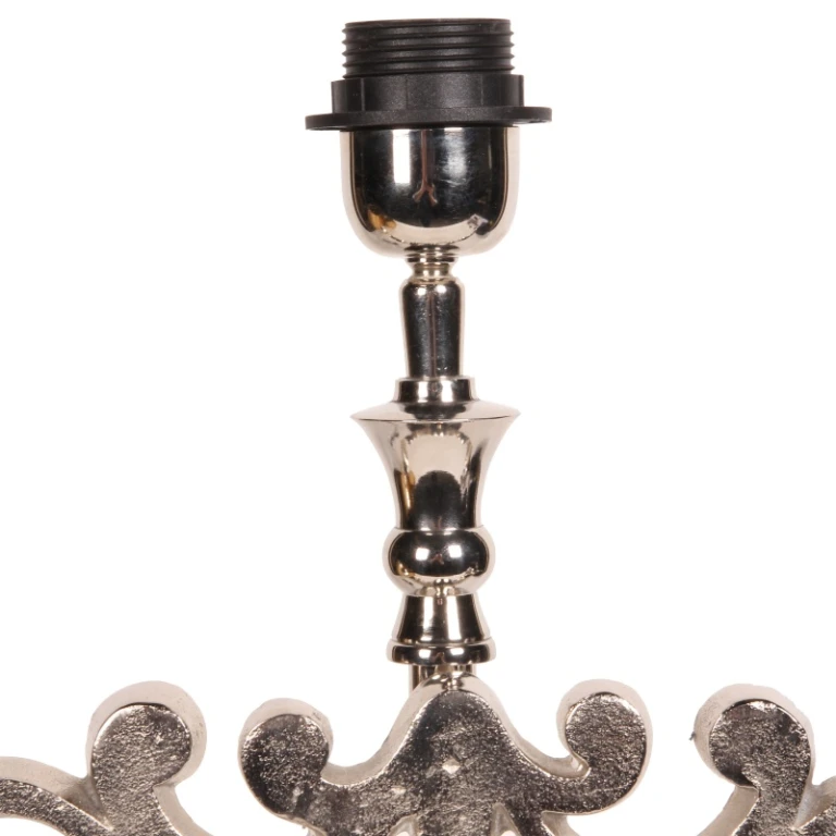 Tafellamp - zilver - aluminium - 83 cm - 1 stuk