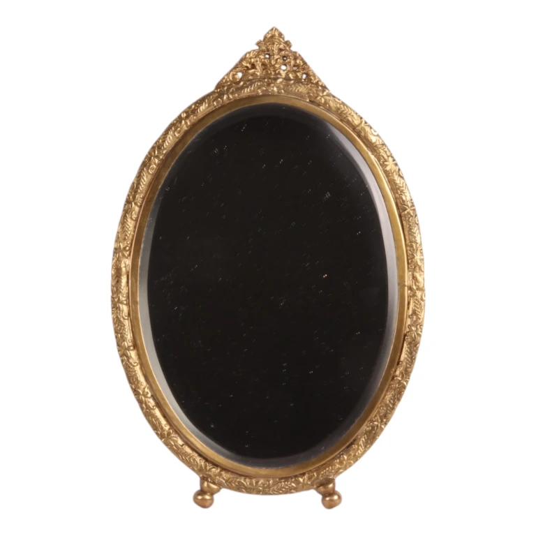 Spiegel - messing - goud - 22 cm - 1 stuk