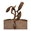 Taartplateau 30 cm goud aluminium