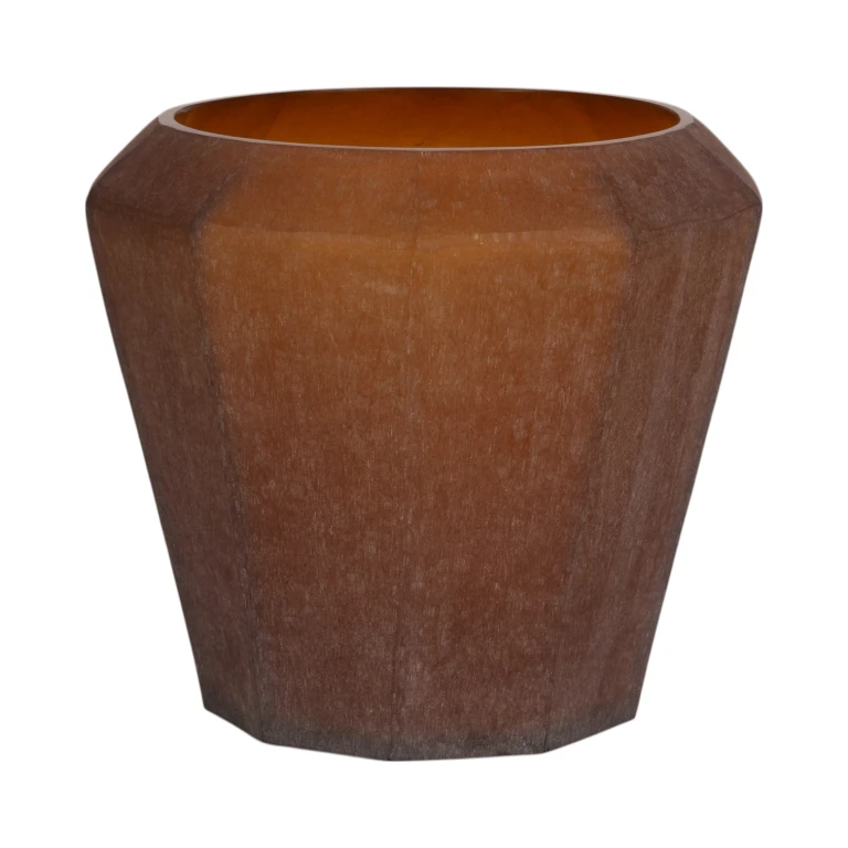 Vaas Diamond - 23 cm - amber - glas