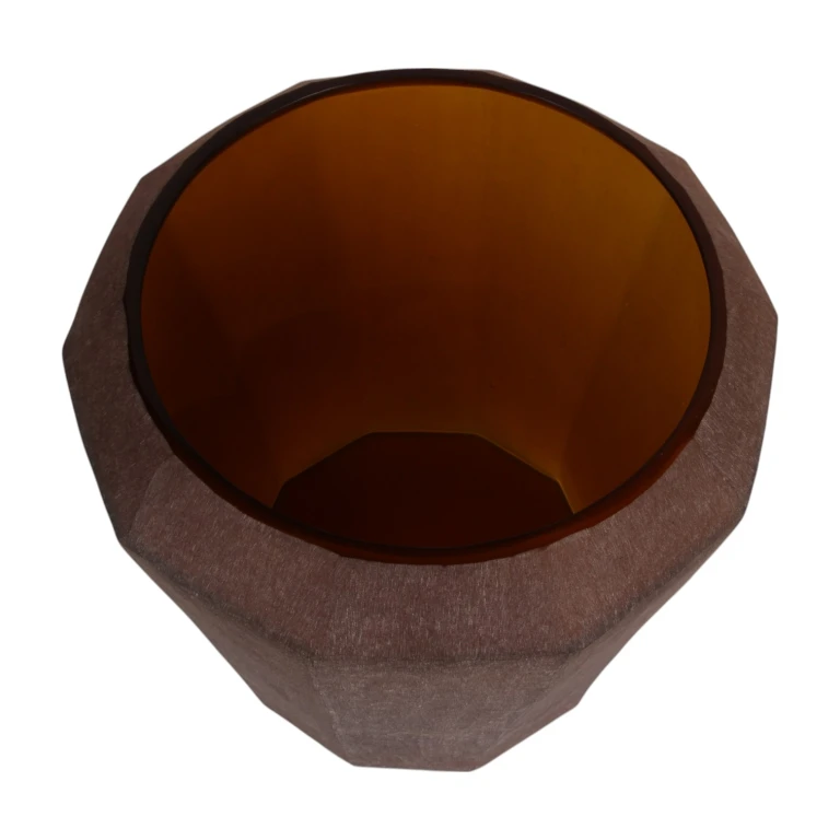 Vaas Diamond - 29 cm - amber - glas