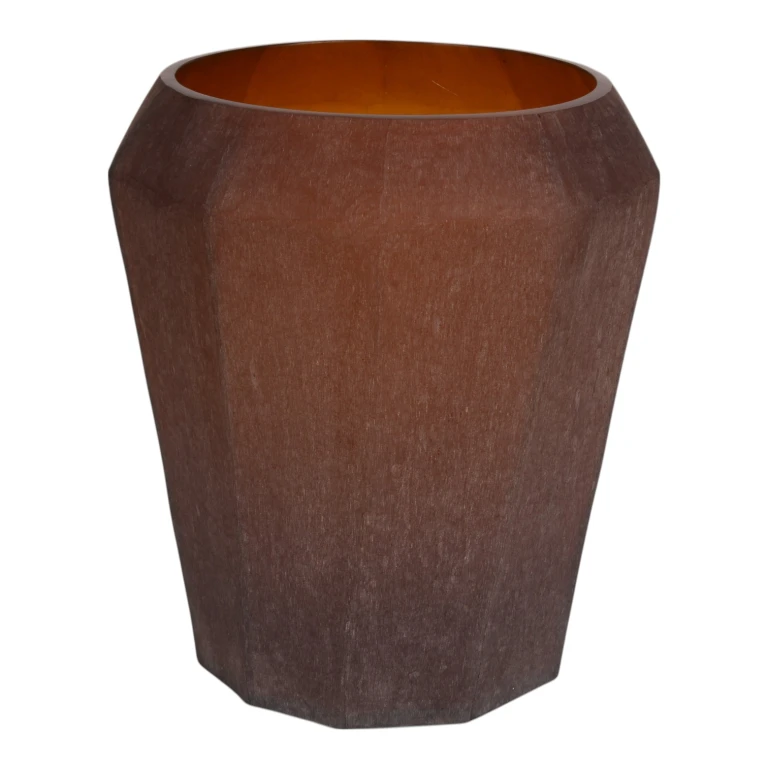 Vaas Diamond - 16 cm - amber - glas