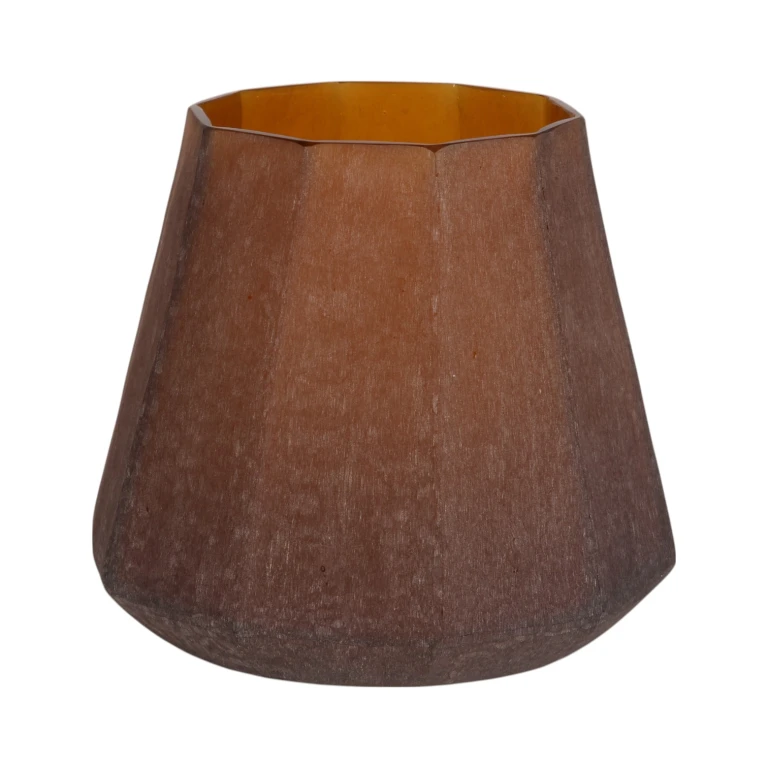 Vaas Diamond - 29 cm - amber - glas