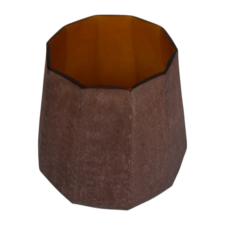 Vaas Diamond - 29 cm - amber - glas