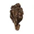 Wandhaak leeuw - goud - 17 cm - 1 stuk