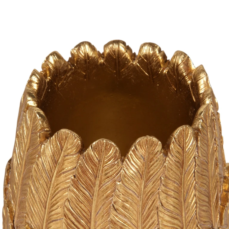 Vaas Veren - 15 cm - goud - kunsthars