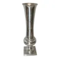 Vaas - 123 cm - zilver - aluminium