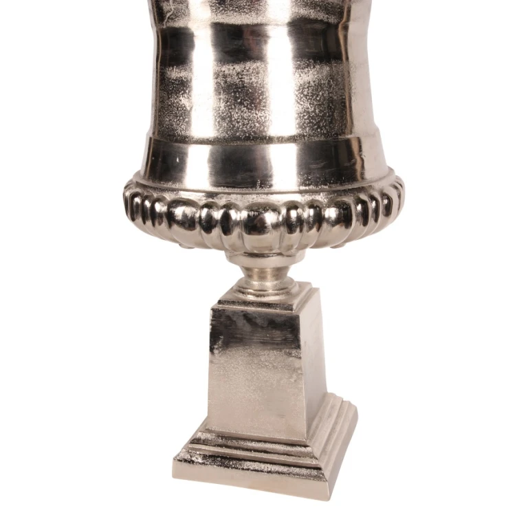 Dutch Style Bloempot Urn - 48 cm - Zilver - Aluminium