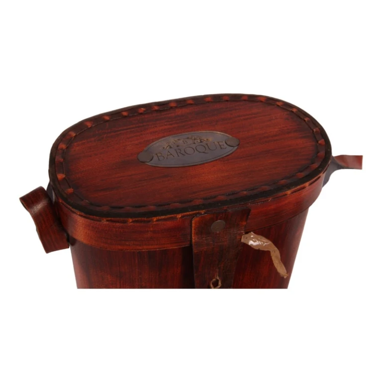 Verrekijker - messing - inclusief tas - 14 cm