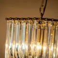 Dutch Style Kroonluchter Chelsea 37 cm - goud - ijzer en glas