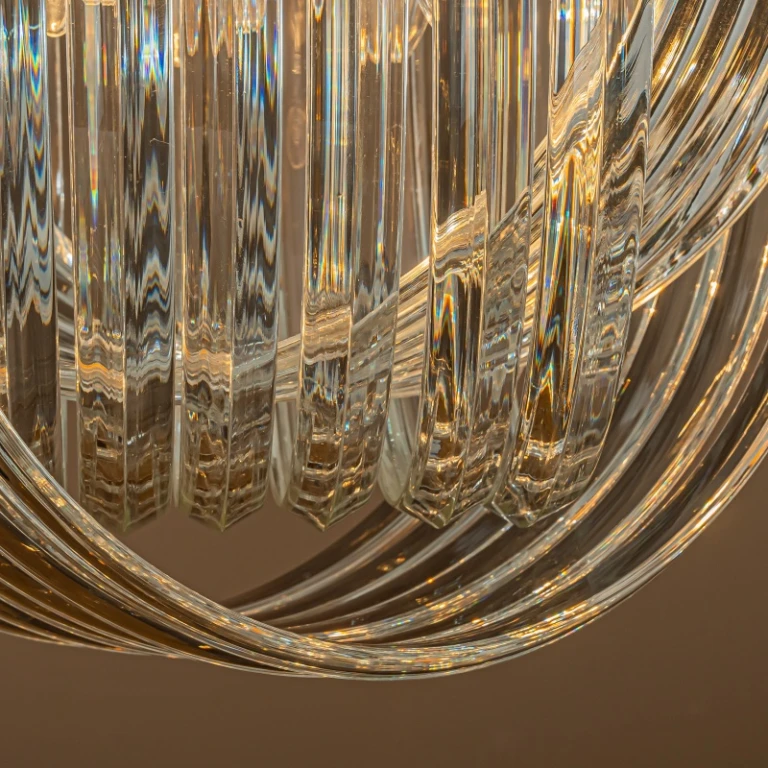Dutch Style Kroonluchter Chelsea 41 cm Goud IJzer en Glas